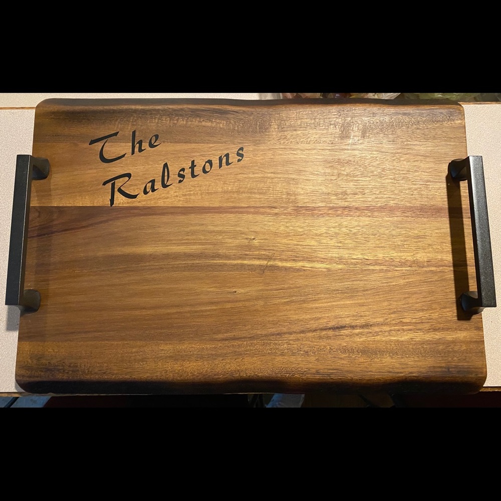 Customized charcuterie board